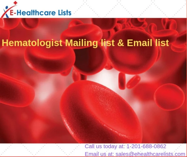 Hematologist Email List | Hematologist Mailing List in USA