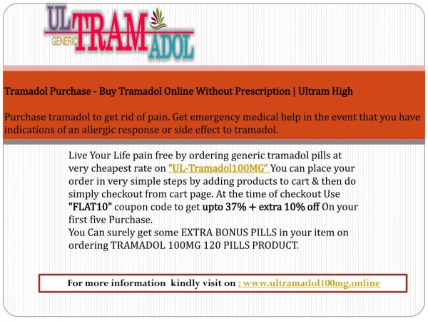 HIGH DOSE TRAMADOL FOR CANCER PAIN RELIEF, CHEAP TRAMADOL