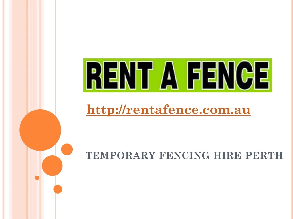 temporary fencing hire perth