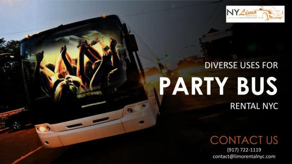 Diverse Uses for Party Bus Rental NYC