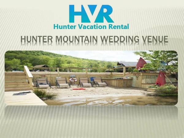 Hunter Mountain Wedding Venue