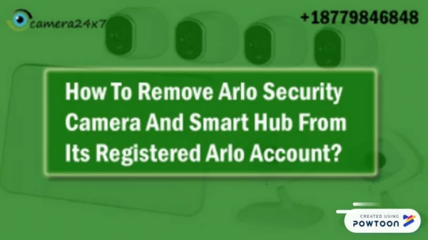 How to Remove Arlo wire-free camera & SmartHub from the registered Arlo account [18779846848] Arlo Support