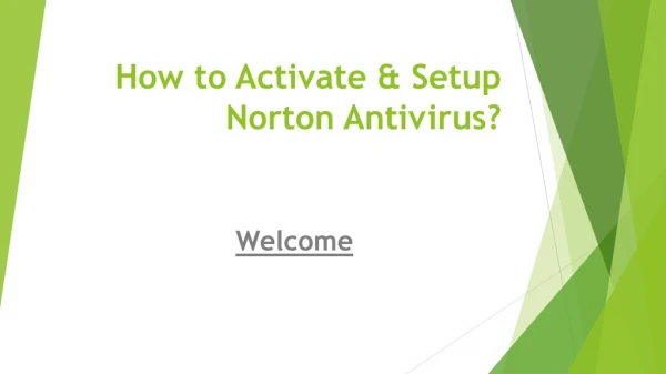 How to Activate & Setup Norton Antivirus?