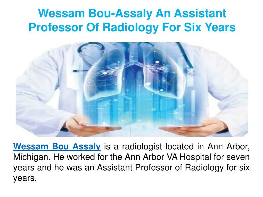 wessam bou assaly an assistant professor