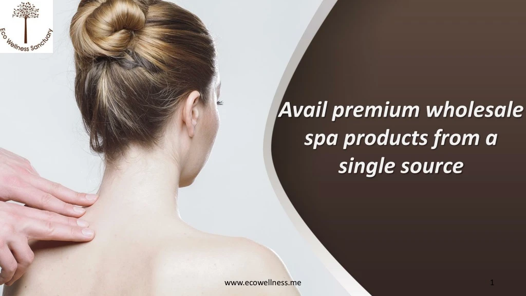 avail premium wholesale spa products from a single source