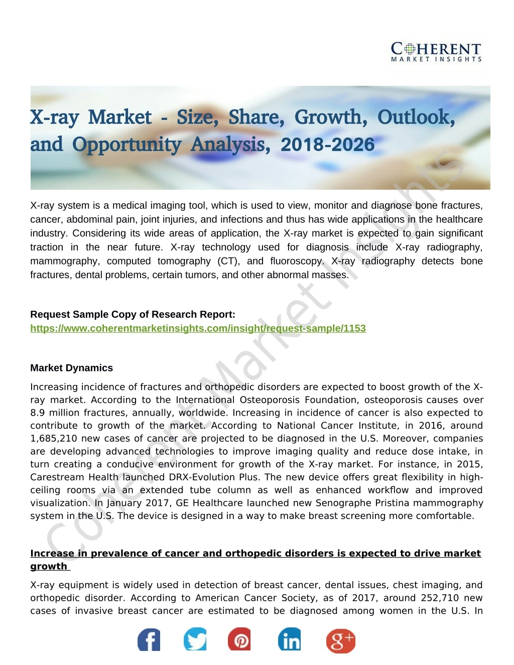 x ray market size share growth outlook
