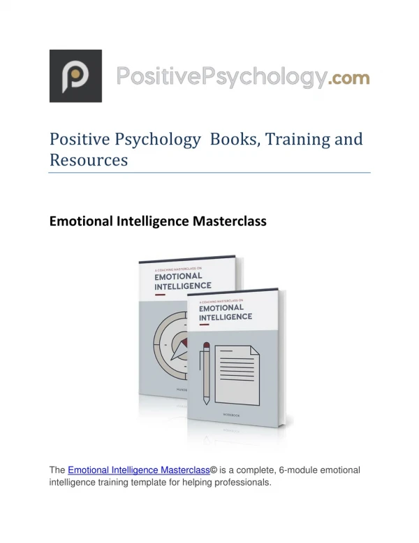 Positive psychology books