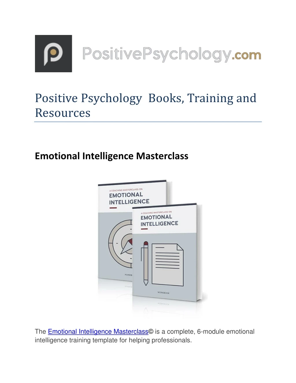 positive psychology books training and resources