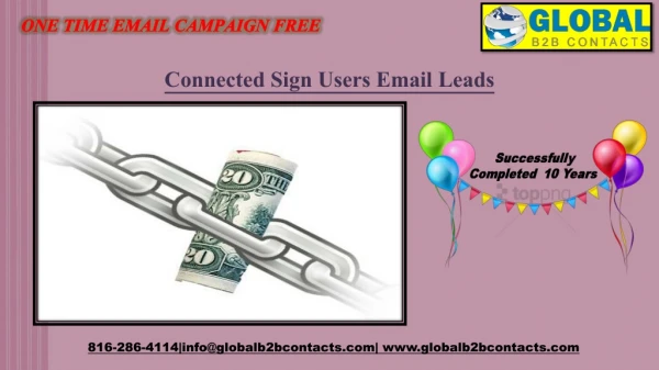one time email campaign free