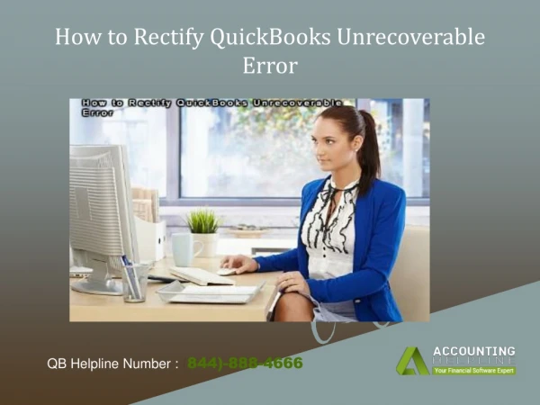 How to Rectify QuickBooks Unrecoverable Error