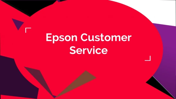 Epson Printers Customer Service