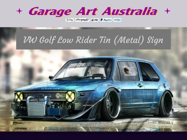 Garage Signs | Garage Art Australia