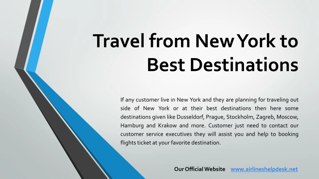 travel from new york to best destinations