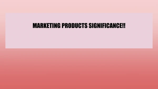 Customized Marketing Products