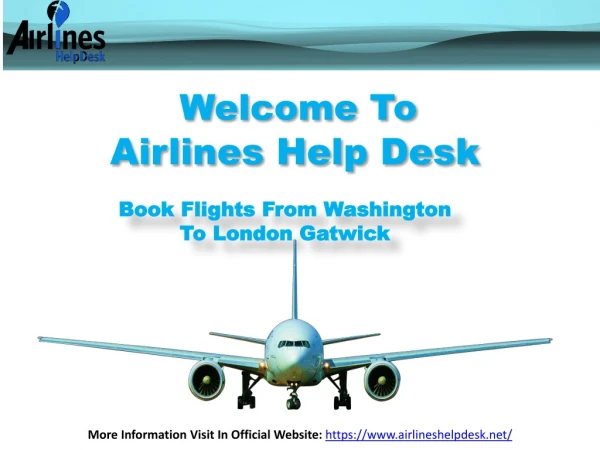 Book Flights from Washington to London Gatwick