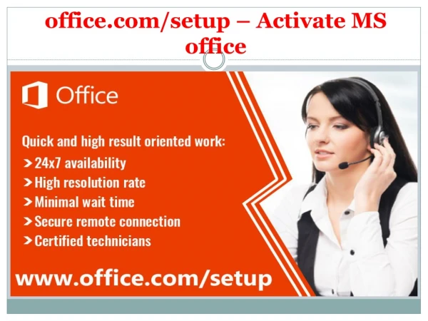 office.com/setup - Activate MS office