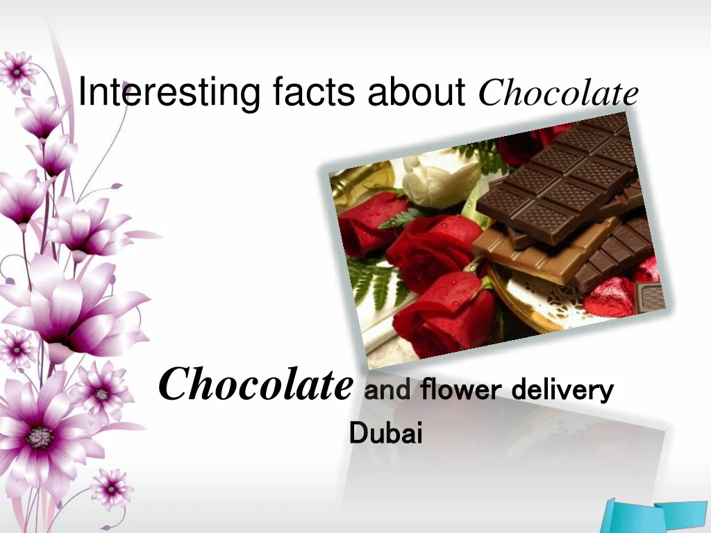 interesting facts about chocolate