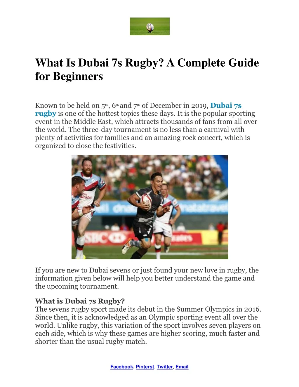 what is dubai 7s rugby a complete guide