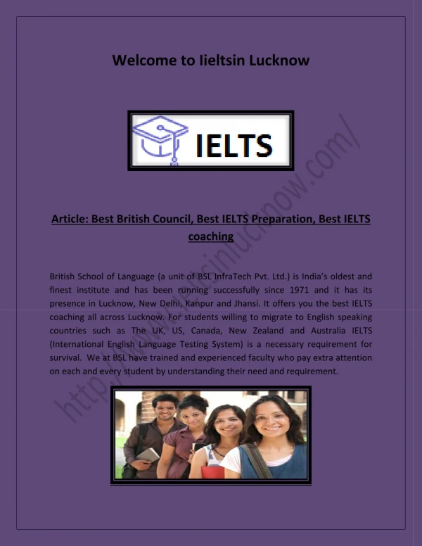 Best Ielts classes in Lucknow,Best Ielts course in Lucknow