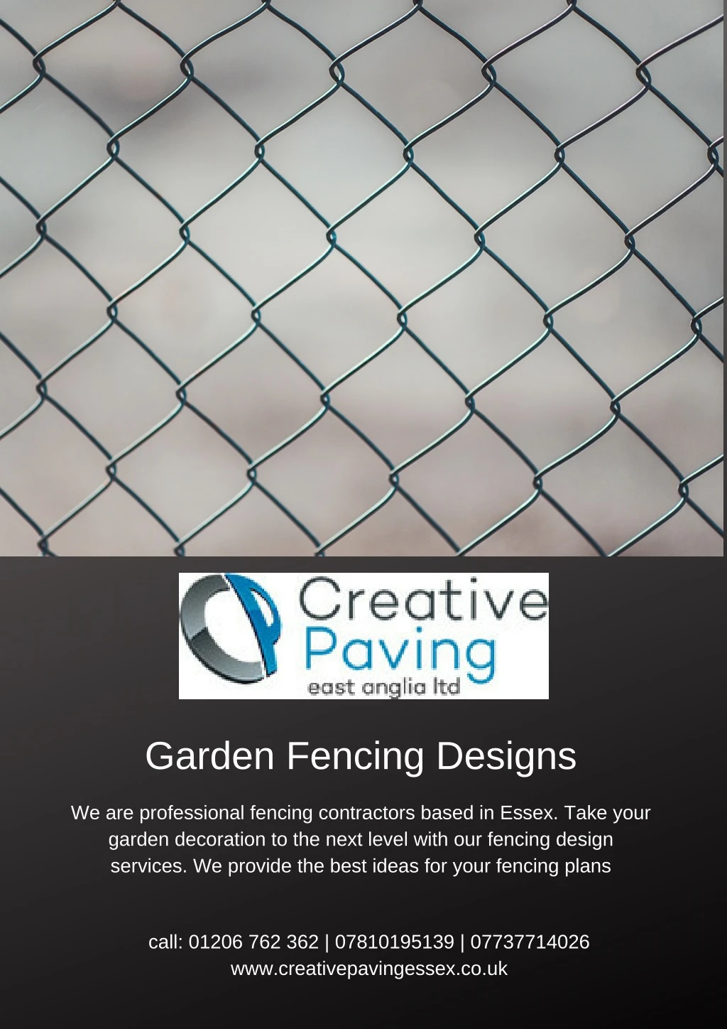 garden fencing designs