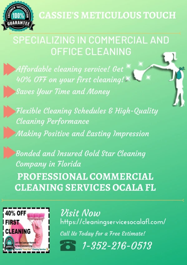 Commercial & Office Cleaning in Ocala FL