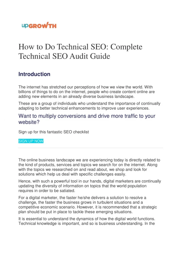How to Do Technical SEO: Complete Technical SEO Audit Guide