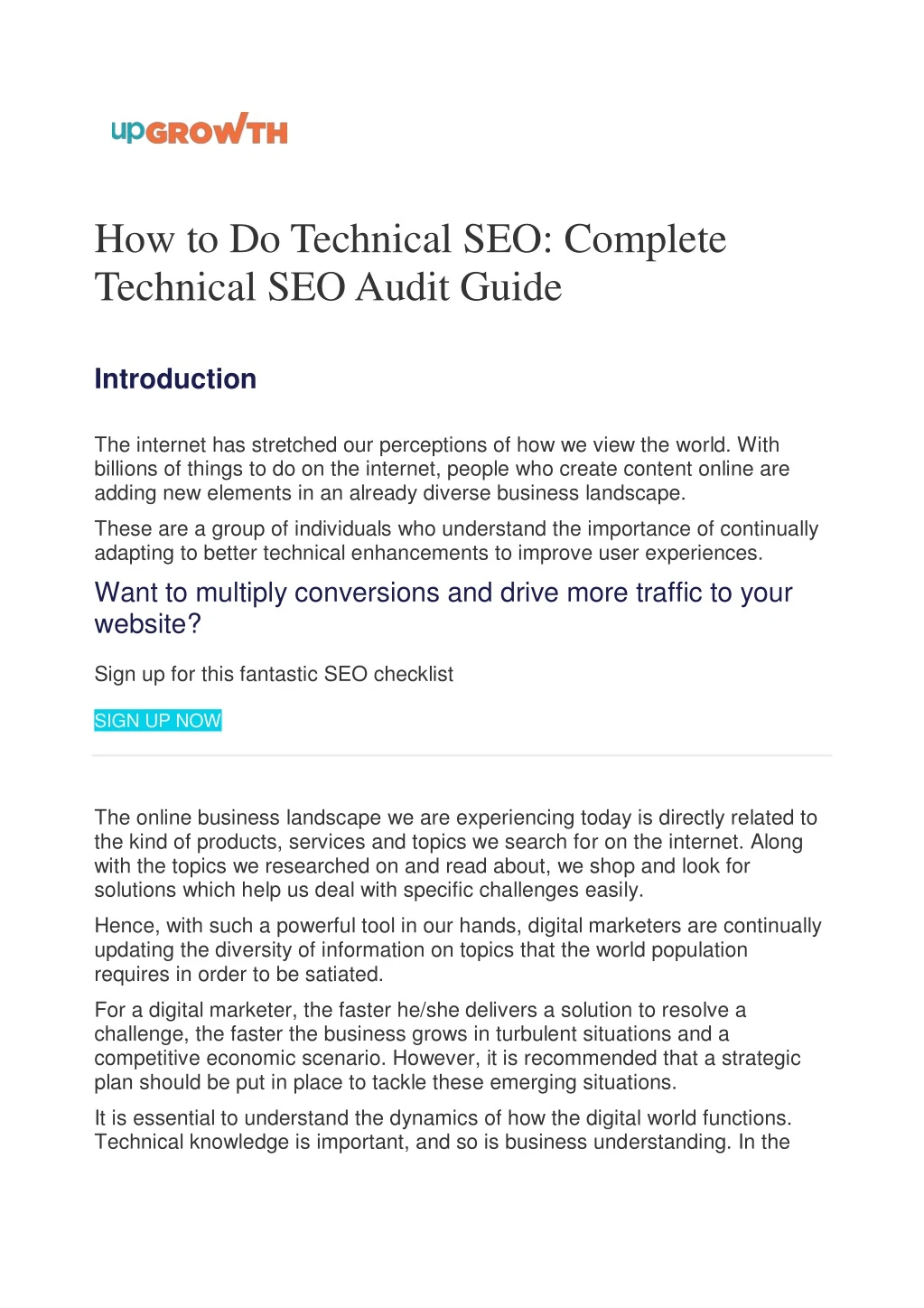 how to do technical seo complete technical