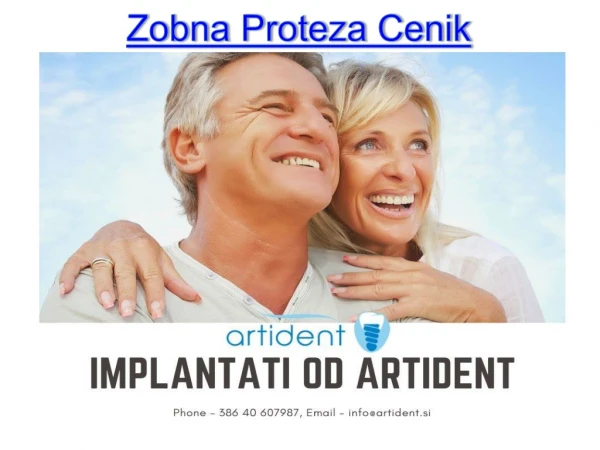 zobna proteza cenik