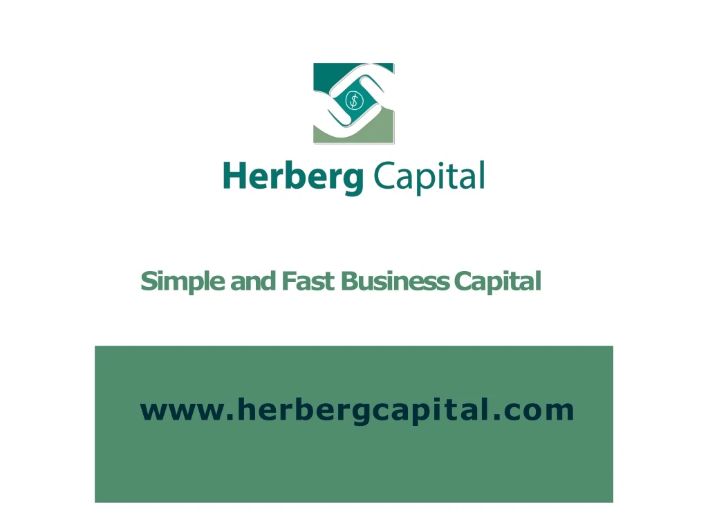 simple and fast business capital