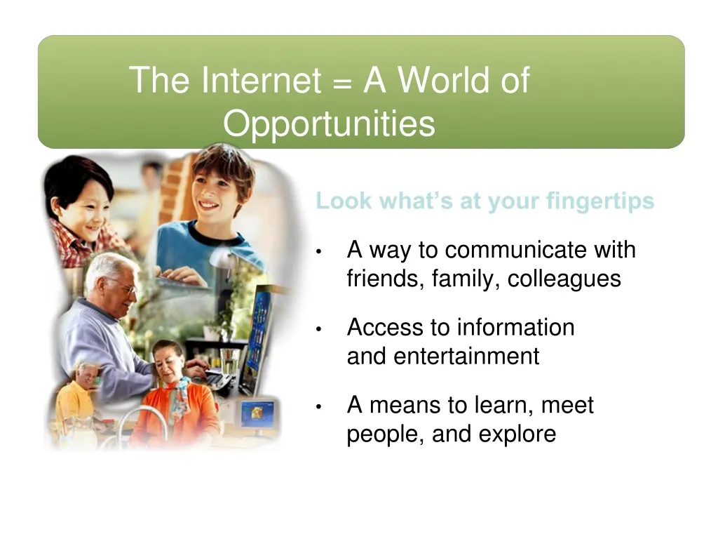 the internet a world of opportunities