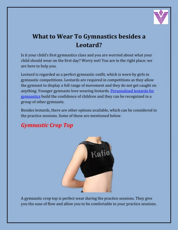 What to Wear To Gymnastics besides a Leotard?