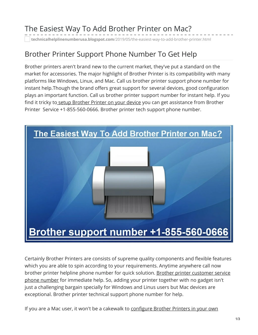 the easiest way to add brother printer on mac