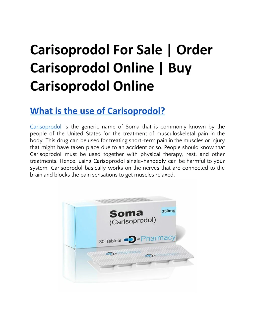 carisoprodol for sale order carisoprodol online