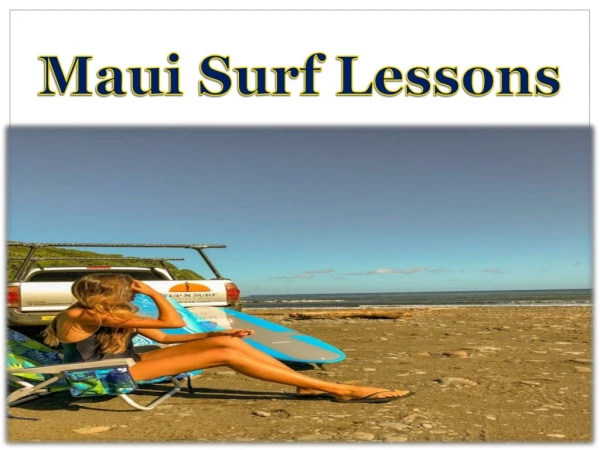 Maui Surf Lessons