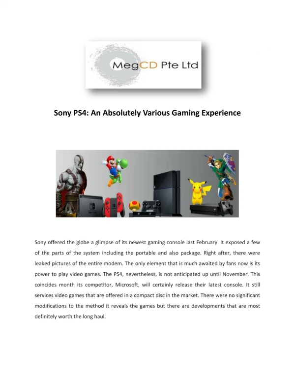 Video Games Wholesalers Singapore | Sony PlayStation | MegCD
