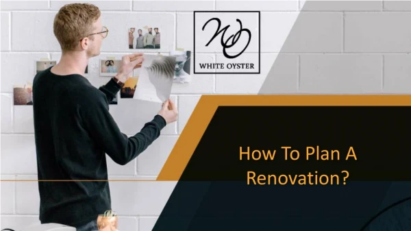 How To Plan A Renovation?