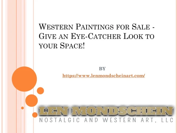 Western Paintings for Sale - Give an Eye Catcher Look to your Space