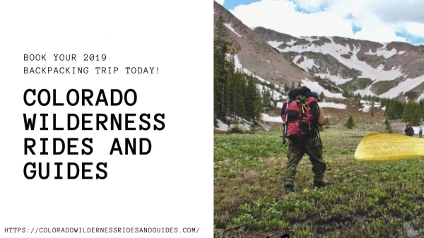 Backpacking Trips in Colorado