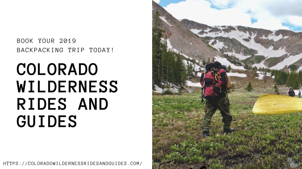book your 2019 backpacking trip today colorado