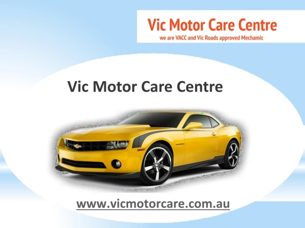 Car Service Glenroy - Vic Motor Care Centre
