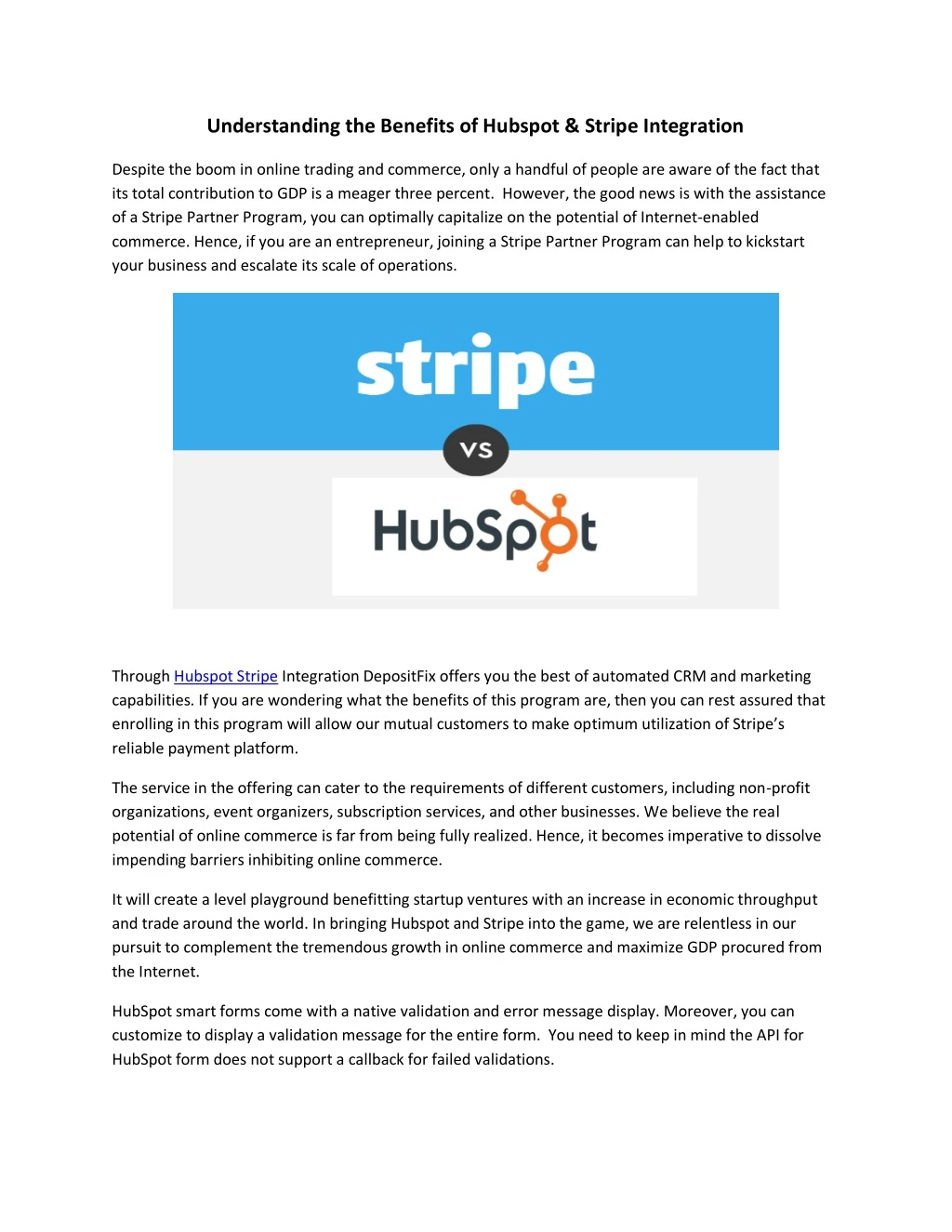 understanding the benefits of hubspot stripe