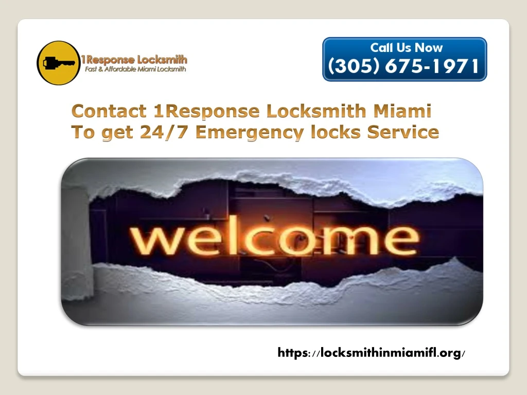 contact 1response locksmith miami