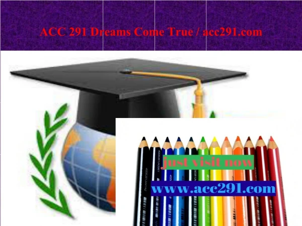 ACC 291 Dreams Come True / acc291.com