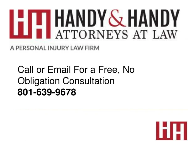 Handy And Handy - Personal Injury Lawyer Salt Lake City