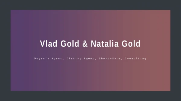 Vlad & Natalia Gold - Real Estate Agent in Beverly Hills, CA