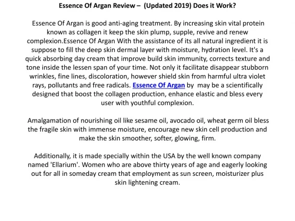 Essence Of Argan Review – (Updated 2019) Does it Work?