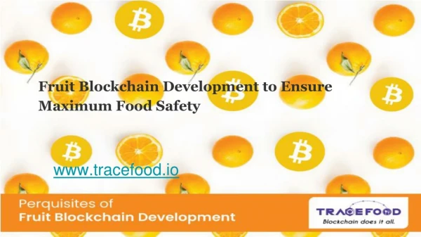 Tracefood | Blockchain in Food Supply Chain