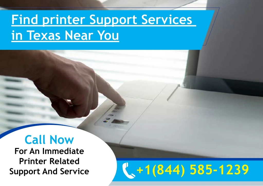 find printer support services in texas near you
