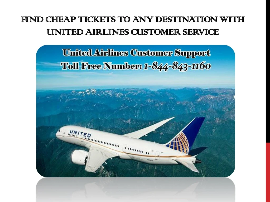 find cheap tickets to any destination with united airlines customer service