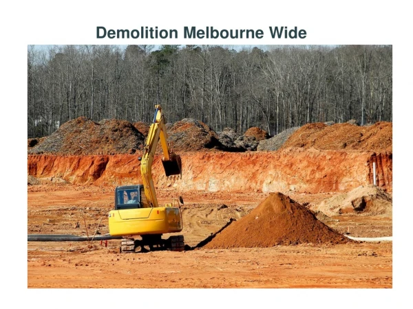 Demolition Melbourne